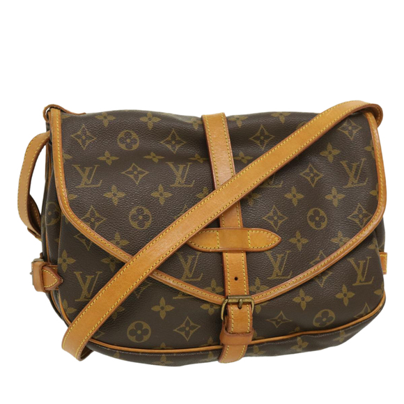 LOUIS VUITTON Handbags - LOUIS VUITTON Monogram Saumur 30 Shoulder Bag M42256 LV Auth 29987
